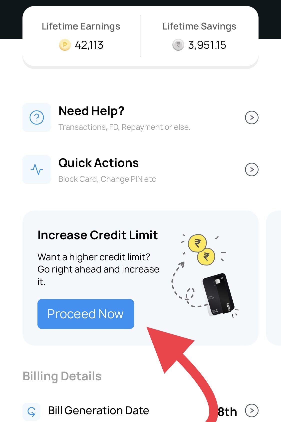 LIMIT Increase