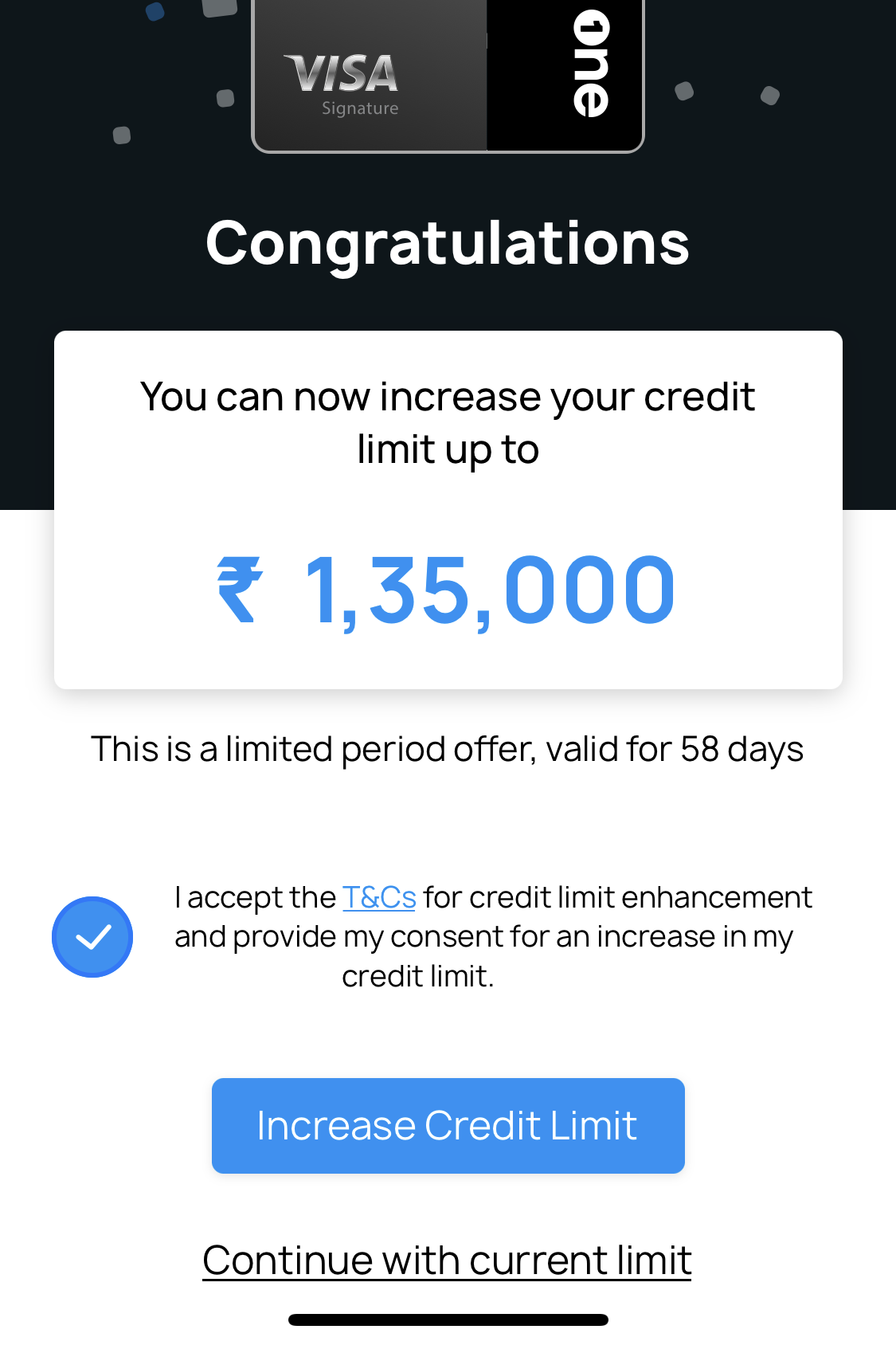 LIMIT Increase