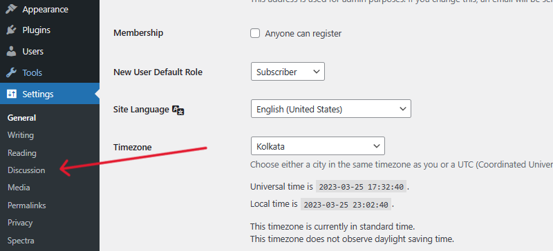WordPress Comment