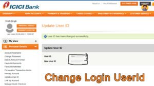 ICICI Bank UserID