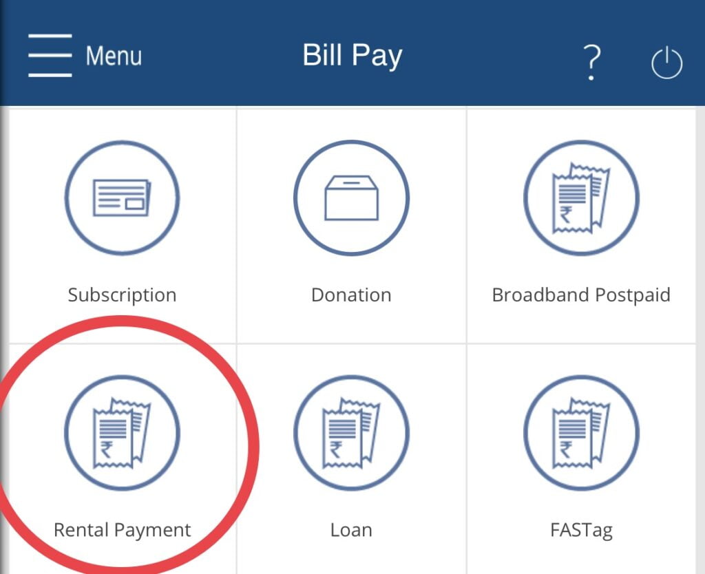 rent pay using hdfc bank