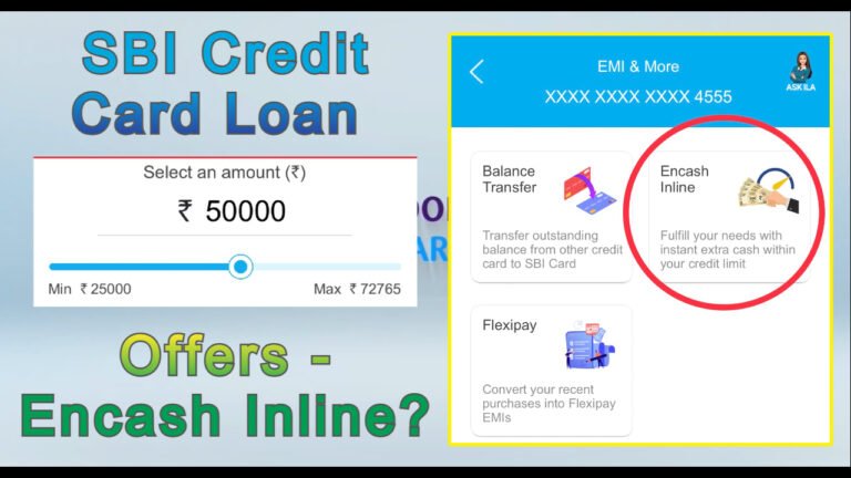 SBI Credit Card Loan - SBI Encash