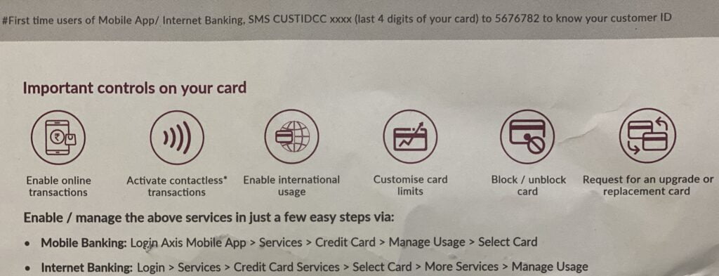 Flipkart Axis Bank Credit Card