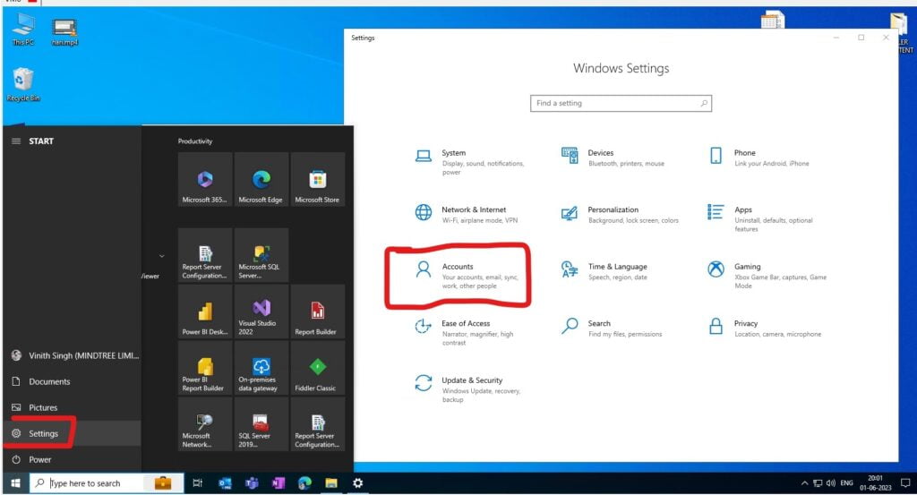 Create Local User Account