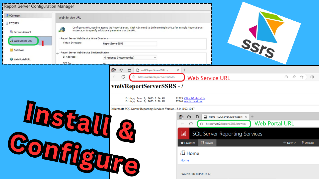 SSRS install & configure