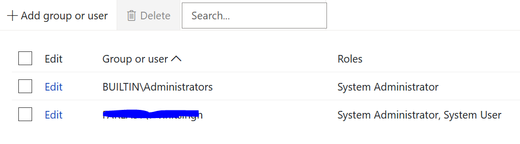 Could not load folder contents