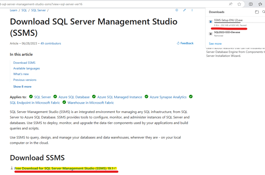 Connect SQL In SSMS