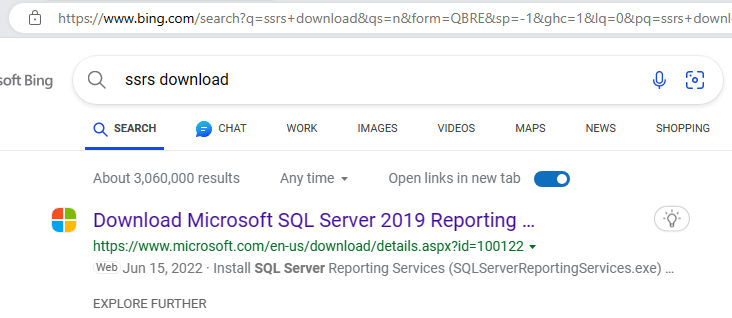 SSRS/PBIRS