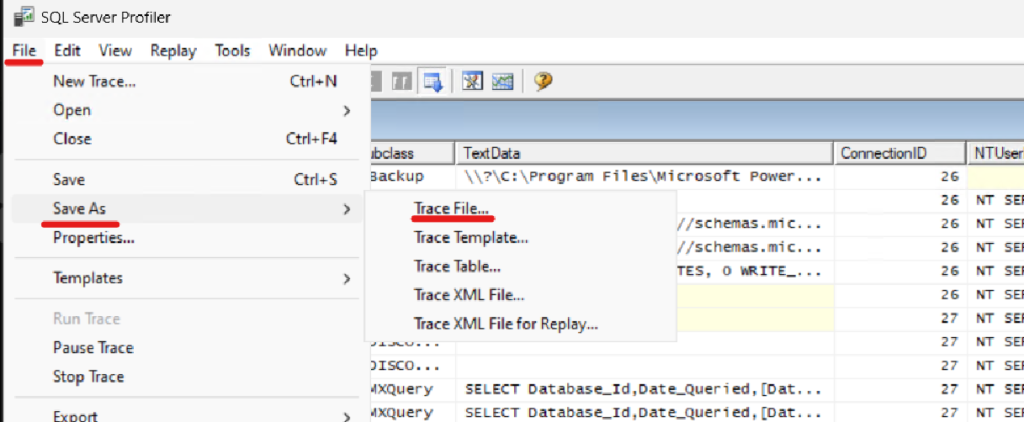 SQL Profiler on Power Bi Desktop