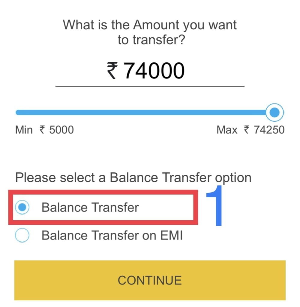 SBI Credit Card Balance Transfer