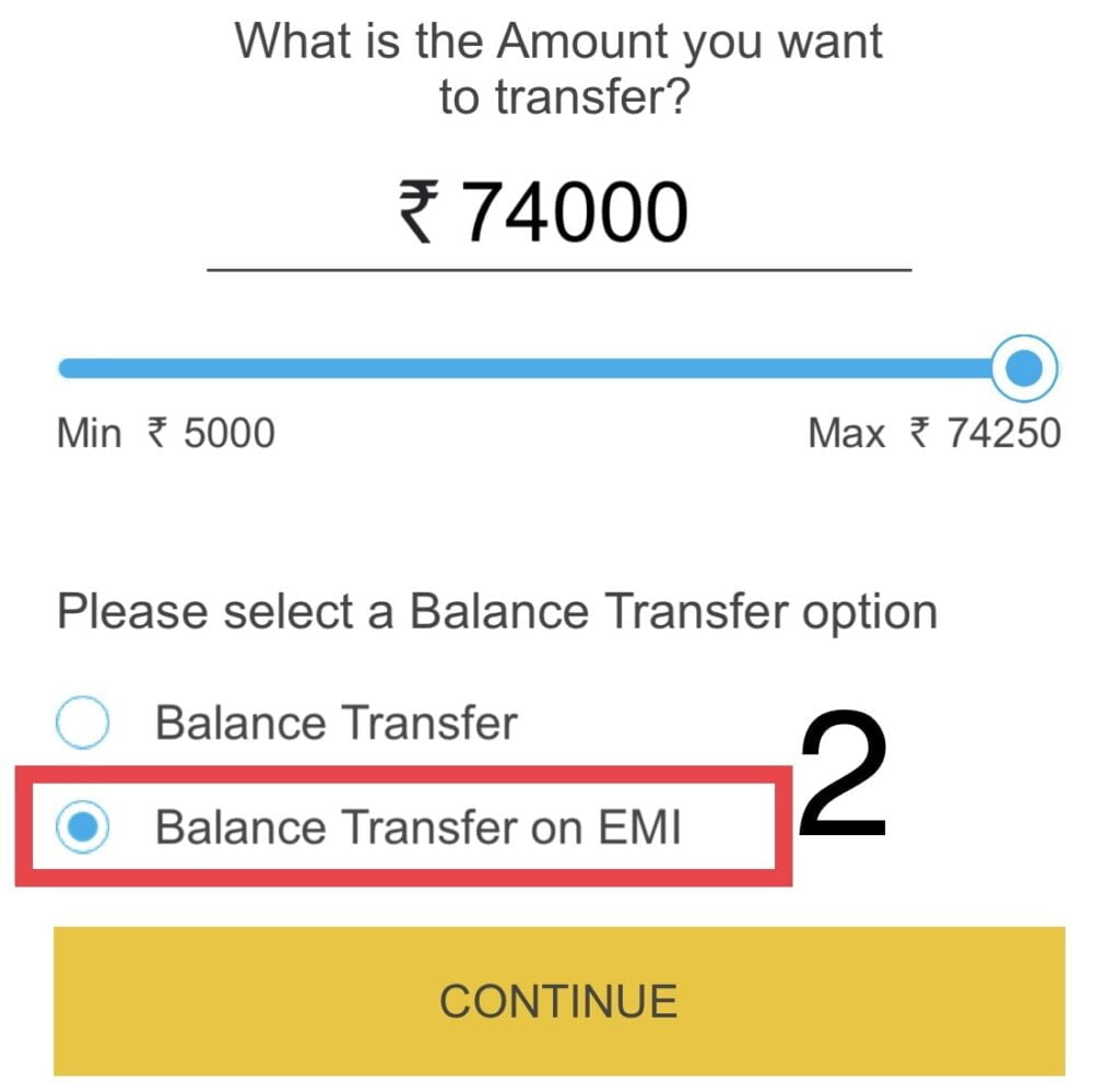 SBI Credit Card Balance Transfer