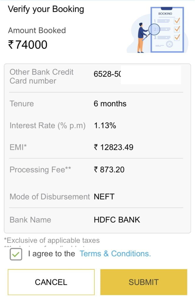 SBI Credit Card Balance Transfer