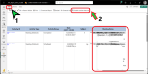Column Overlapping