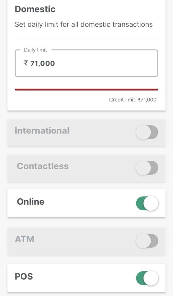 IDFC Credit Limit: Manage