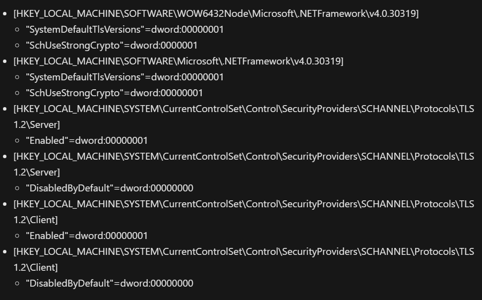 Enable TLS