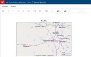 SSRS Maps Issue