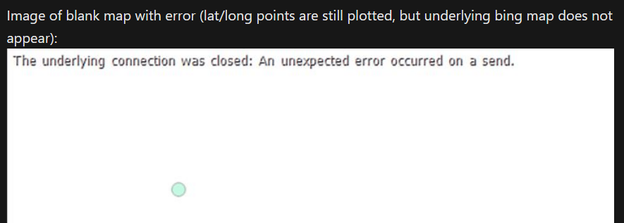 SSRS Map issue