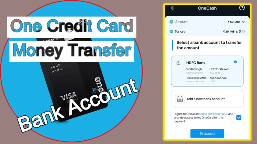 One Credit Card Money Transfe