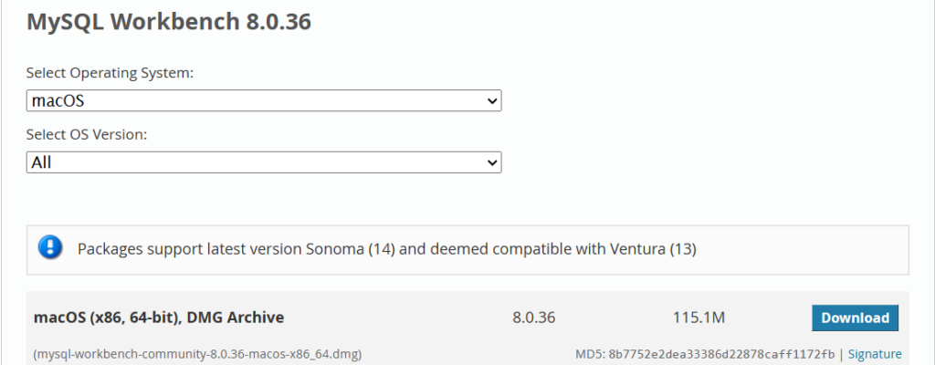 MySQL Download