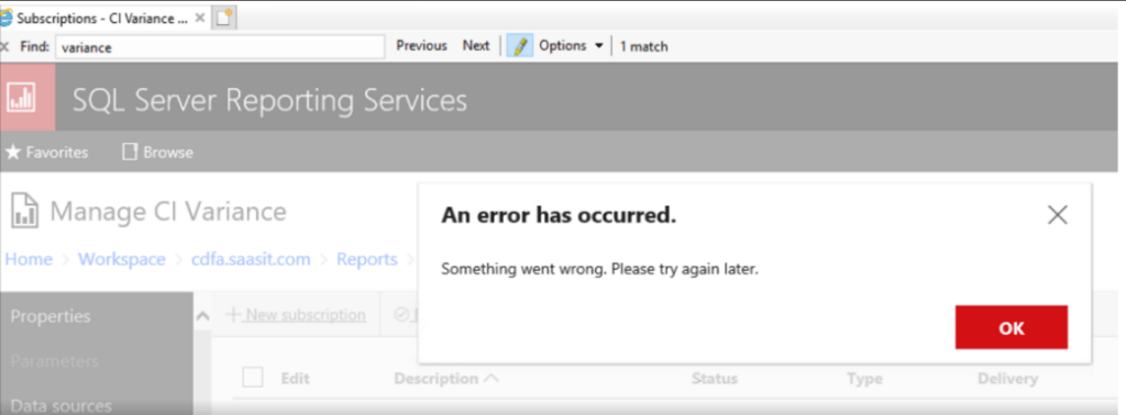 Something went wrong. Please try again later