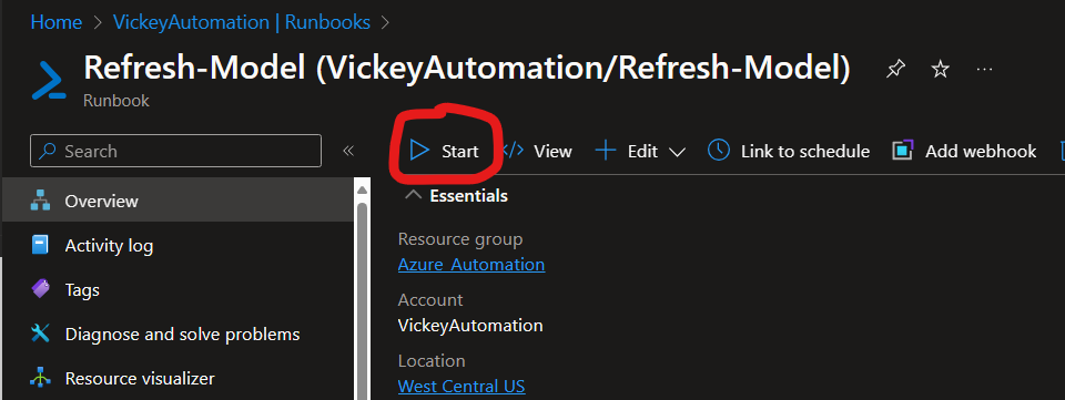 Azure Automation Runbook