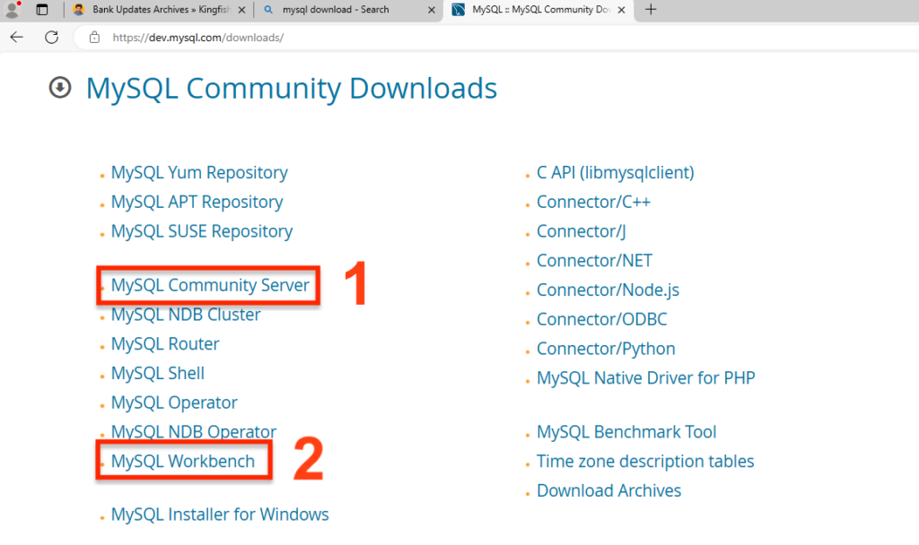 Install MySQL