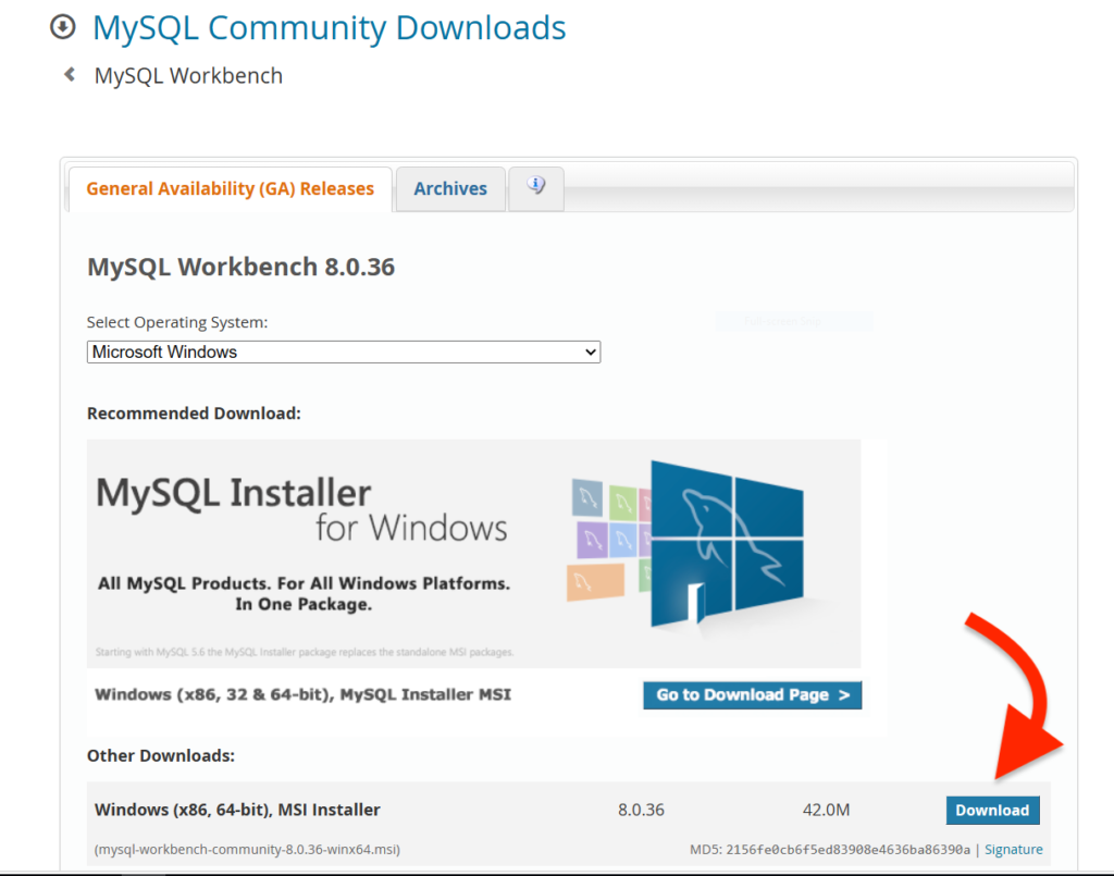 Install MySQL