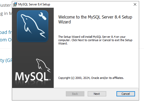 Install MySQL