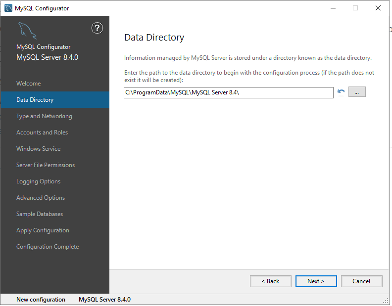 Install MySQL