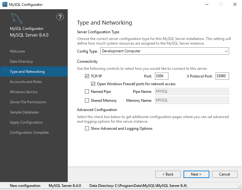 Install MySQL