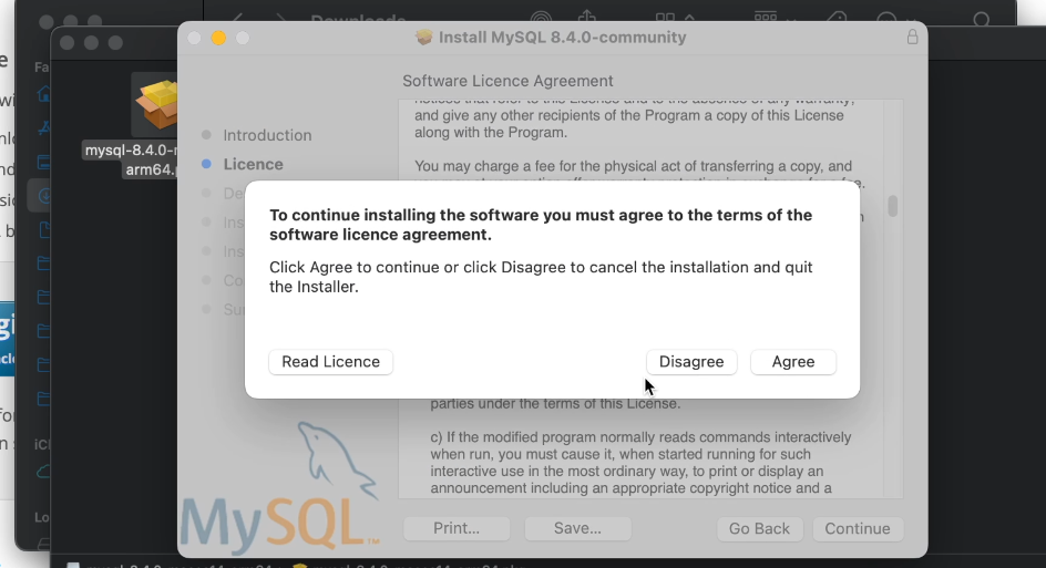 mysql on mac