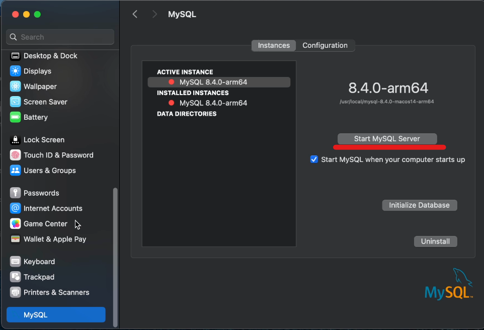 mysql
