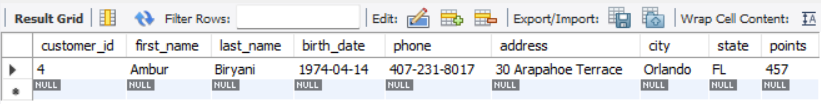 SQL LIKE Operator
