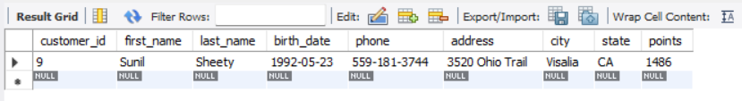 SQL LIKE Operator