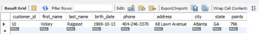 SQL REGEXP Operator