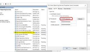 SSRS Service Account Change