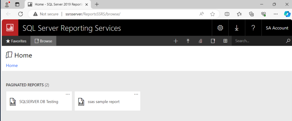 SSRS Service Account Change