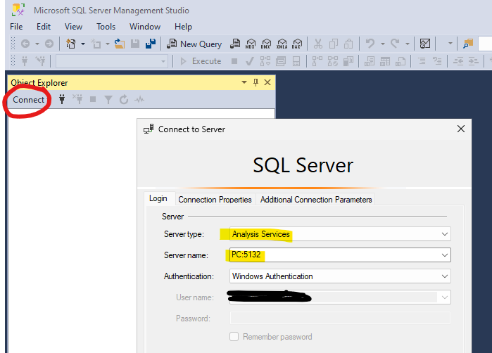 The XML for Analysis request timed out before it was completed