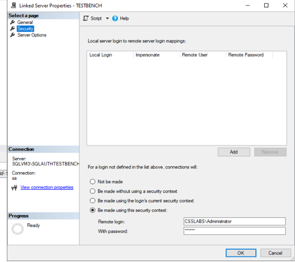 This error comes when the user doesn’t have permission to connect to the SQL server and Whenever we use SQL authentication to connect to the Analysis server