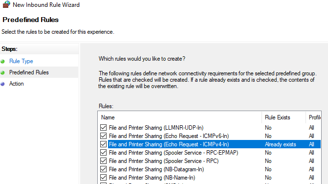 Enable Ping/Echo