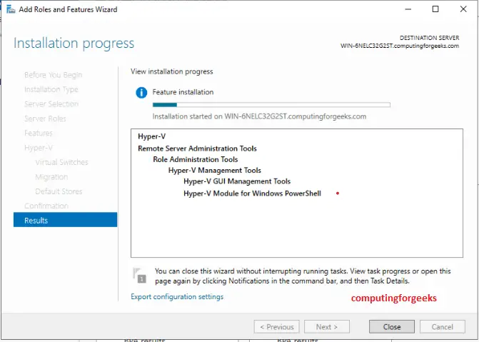 Install Hyper-V