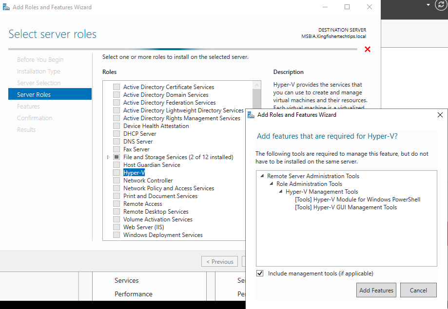 Install Hyper-V