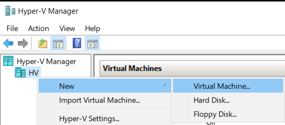 Install VM Or Configure VM In Hyper-V