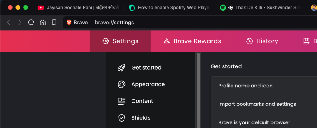 Play Spotify Music In Brave Browser