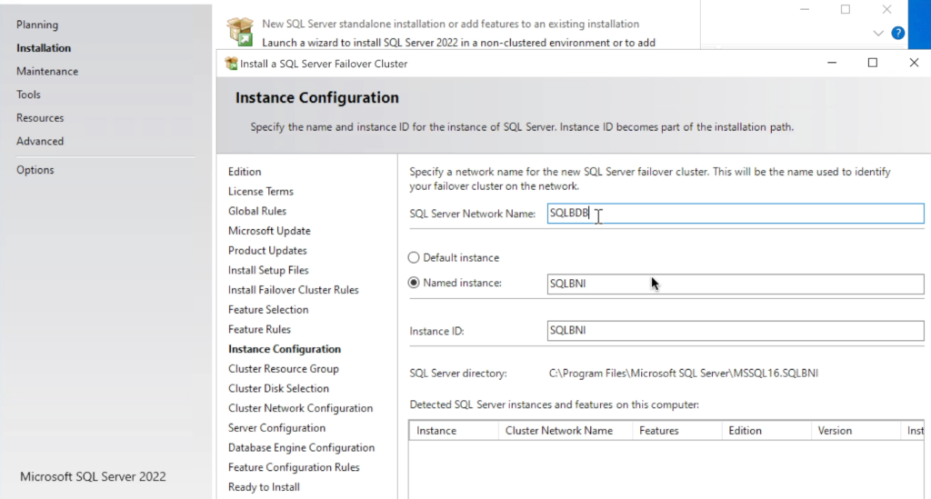 Default to Named Instance