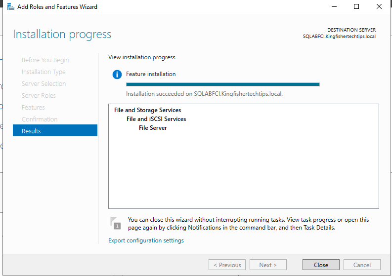 Configure iSCSI Disk
