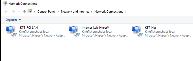 Assign NIC to VM's