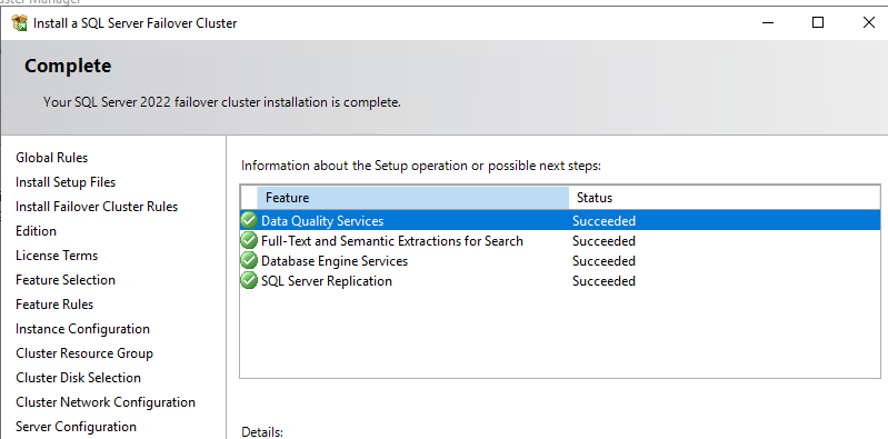 Install SQL Server on Windows