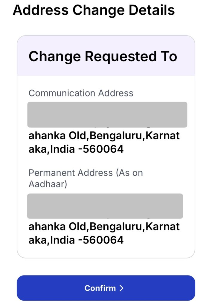 Change Address In HDFC Bank