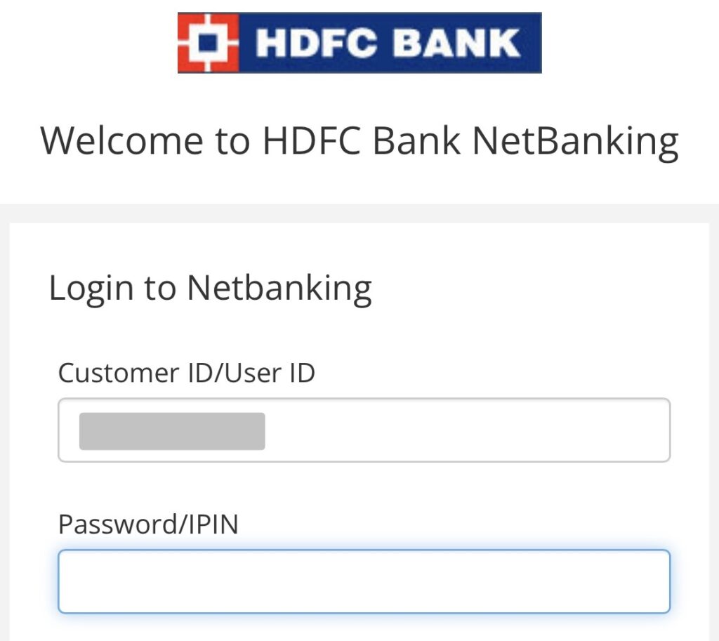 Change Address In HDFC Bank